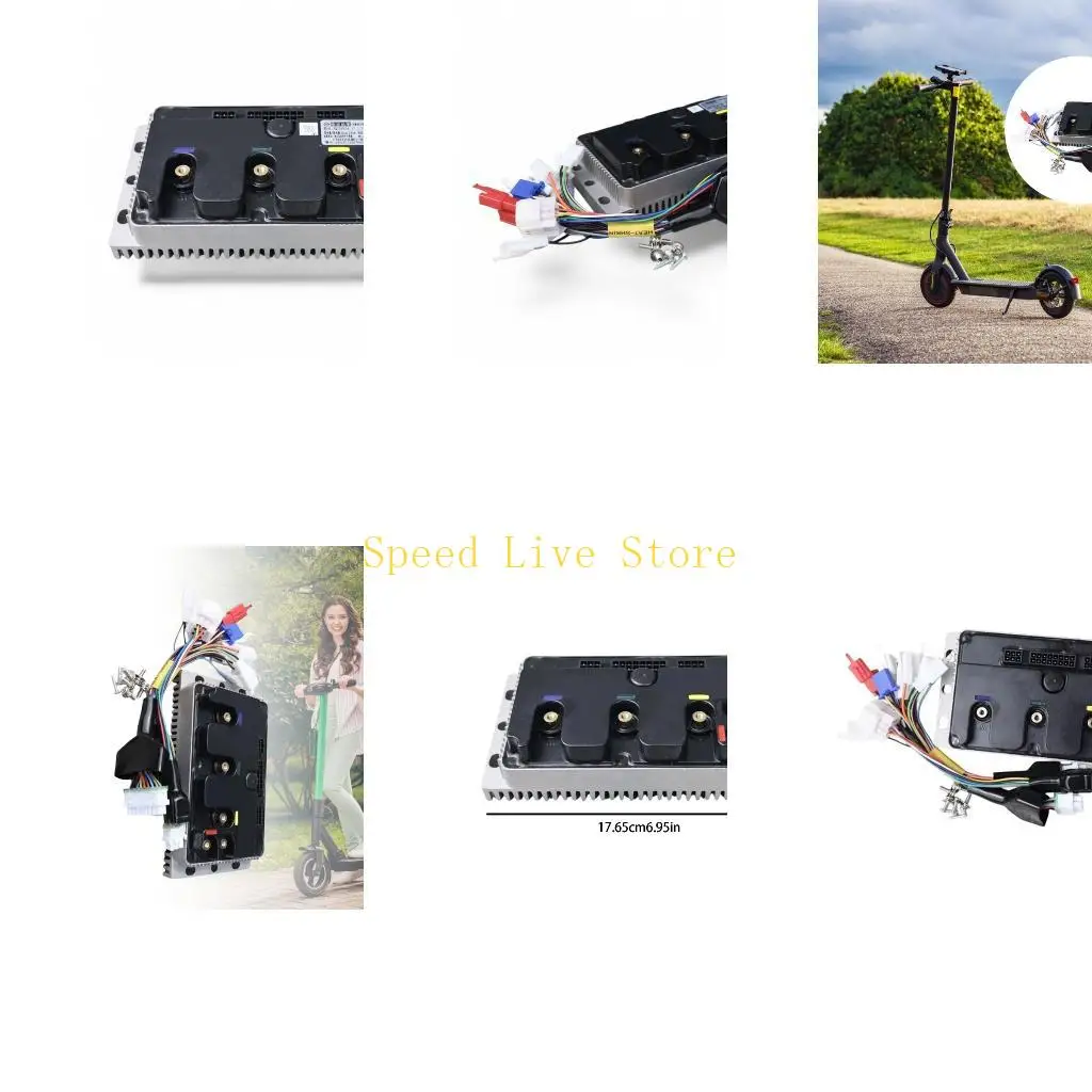 547C Programmable Electric Motor Controller For Scooter 72V 60A-230A Sinusoidal Waving Technology With High Load Capacity IP65