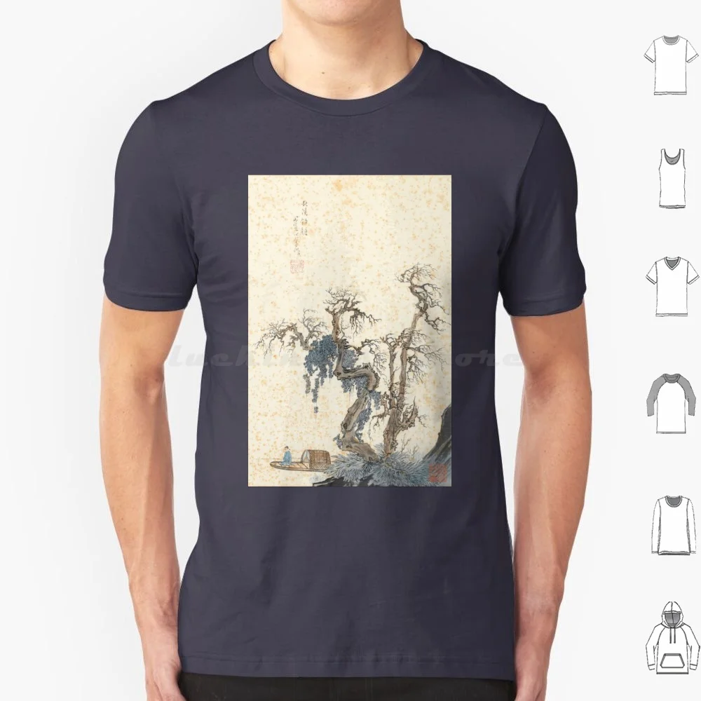 Wilting Tree By The River-Old Eastern Art T Shirt Cotton Men Women Diy Print Manga Anime Ancient Atla Uncle Iroh Jasmine Dragon