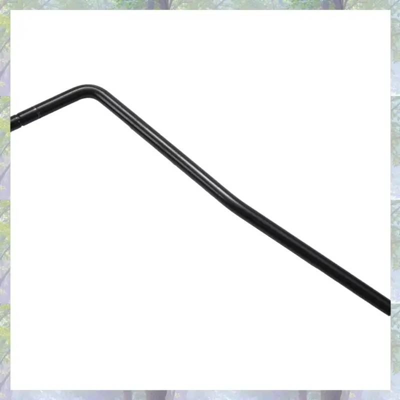 2X نمط الإدراج المباشر الغيتار الكهربائي Tremolo Arm Whammy Bar - كروم - أسود / إدراج جزء القطر 6 مم