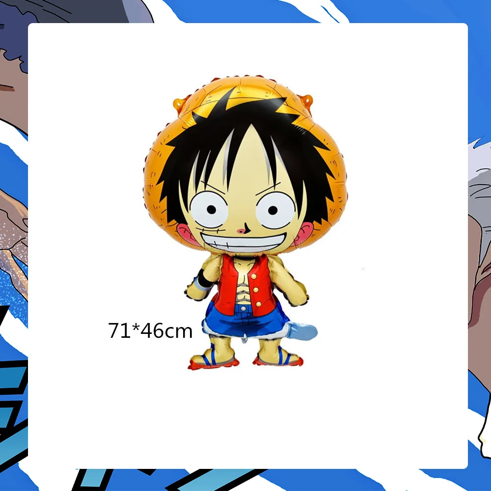 One Piece Geburtstagsparty-Dekorationsset Anime-Figur Luffy Zoro Teller Tischdecke Kuchendekoration Partyzubehör Geburtstagsgeschenke – Detail 26