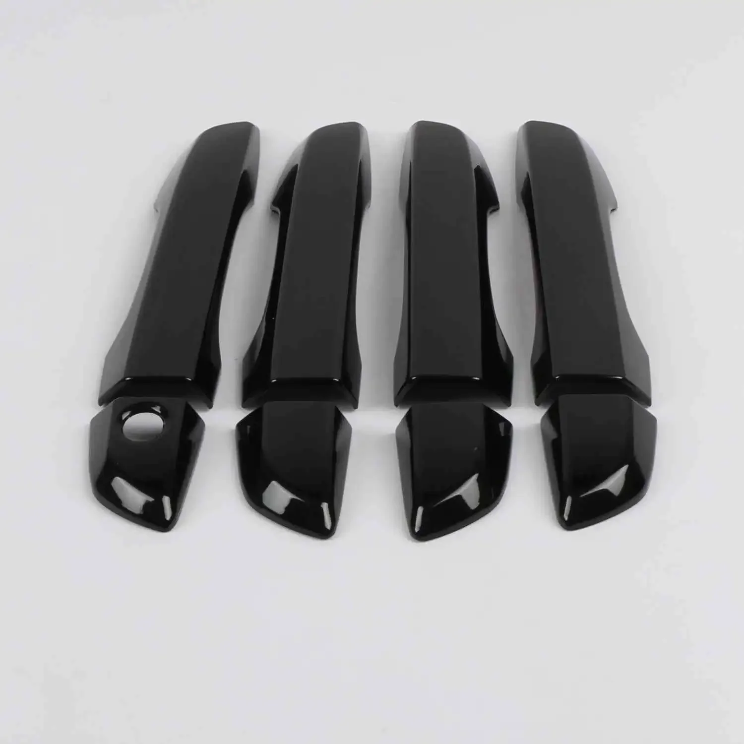 

LHD ABS Glossy Black Door Handle Lid Side Protect Frame Cover Trim For 2016-2021 Honda Civic Sedan 4-Door 8pcs