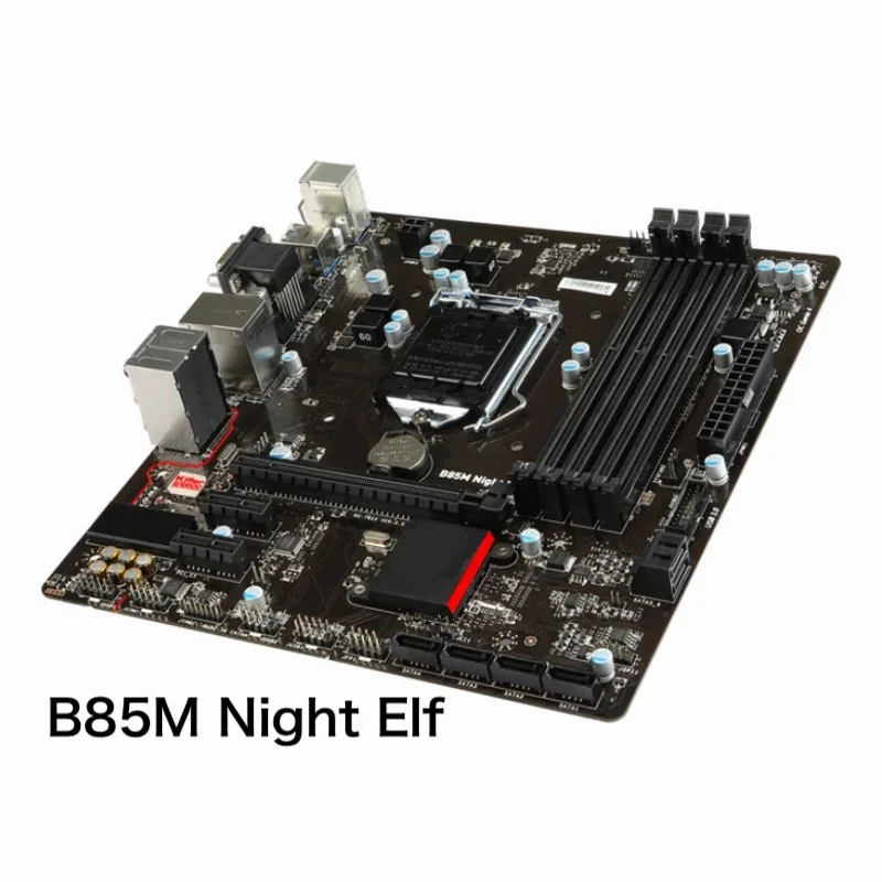 Untuk MSI B85M Night Elf Desktop Motherboard B85 LGA 1150 DDR3 Mainboard 100% Diuji OK Sepenuhnya Bekerja Gratis Pengiriman
