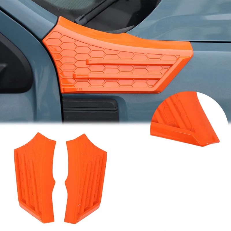 

2pcs ABS For 2022+ Ford Maverick Side Fender Trim Panels Side Air Vent Cover Trim stickers Car Exterior Accessories