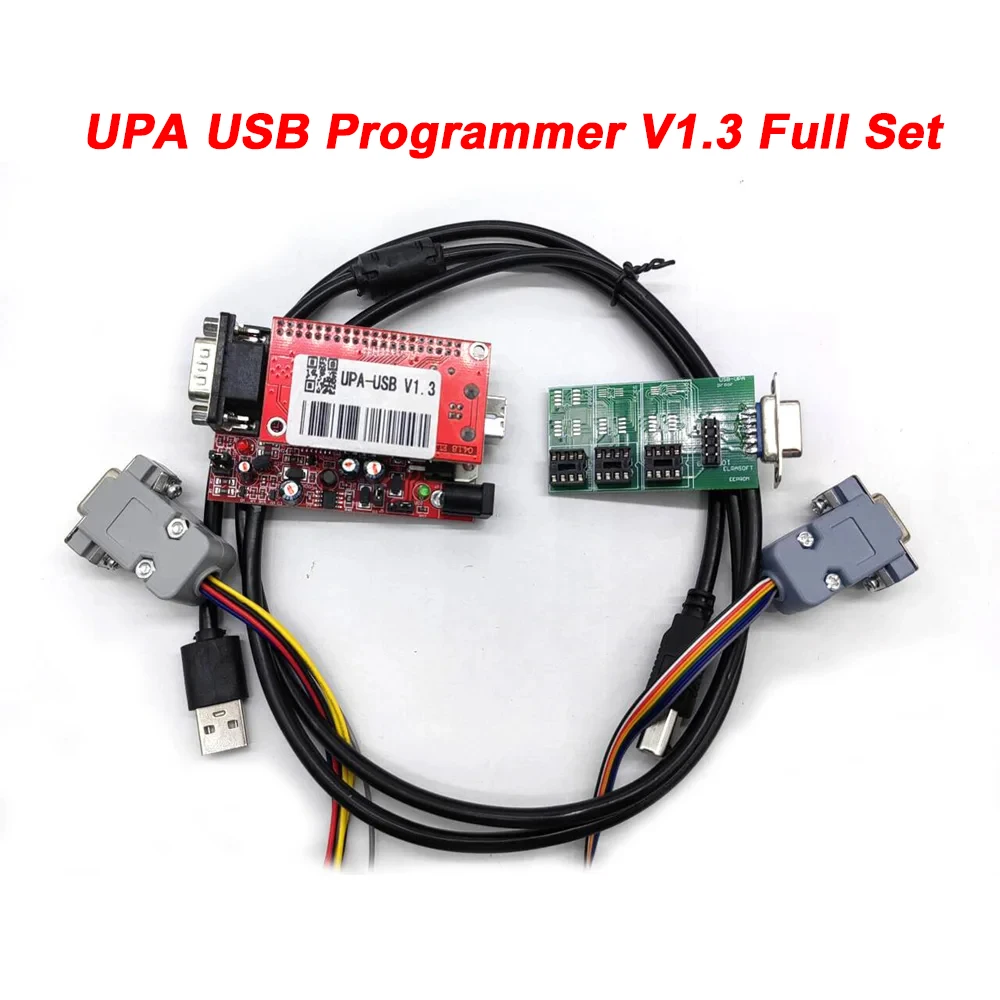 

UPA USB V1.3 Auto Programmer Tools Full Adapters Main Unit Test Cable Chip Jumper And Connector Eeprom Cable ECU Chip Tunning