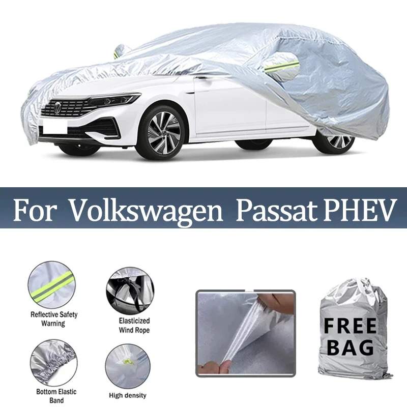 

Для Volkswagen Passat PHEV автомобильный чехол уличные защитные чехлы снежный солнцезащитный козырек водостойкий пылезащитный внешний УФ автомобильные аксессуары