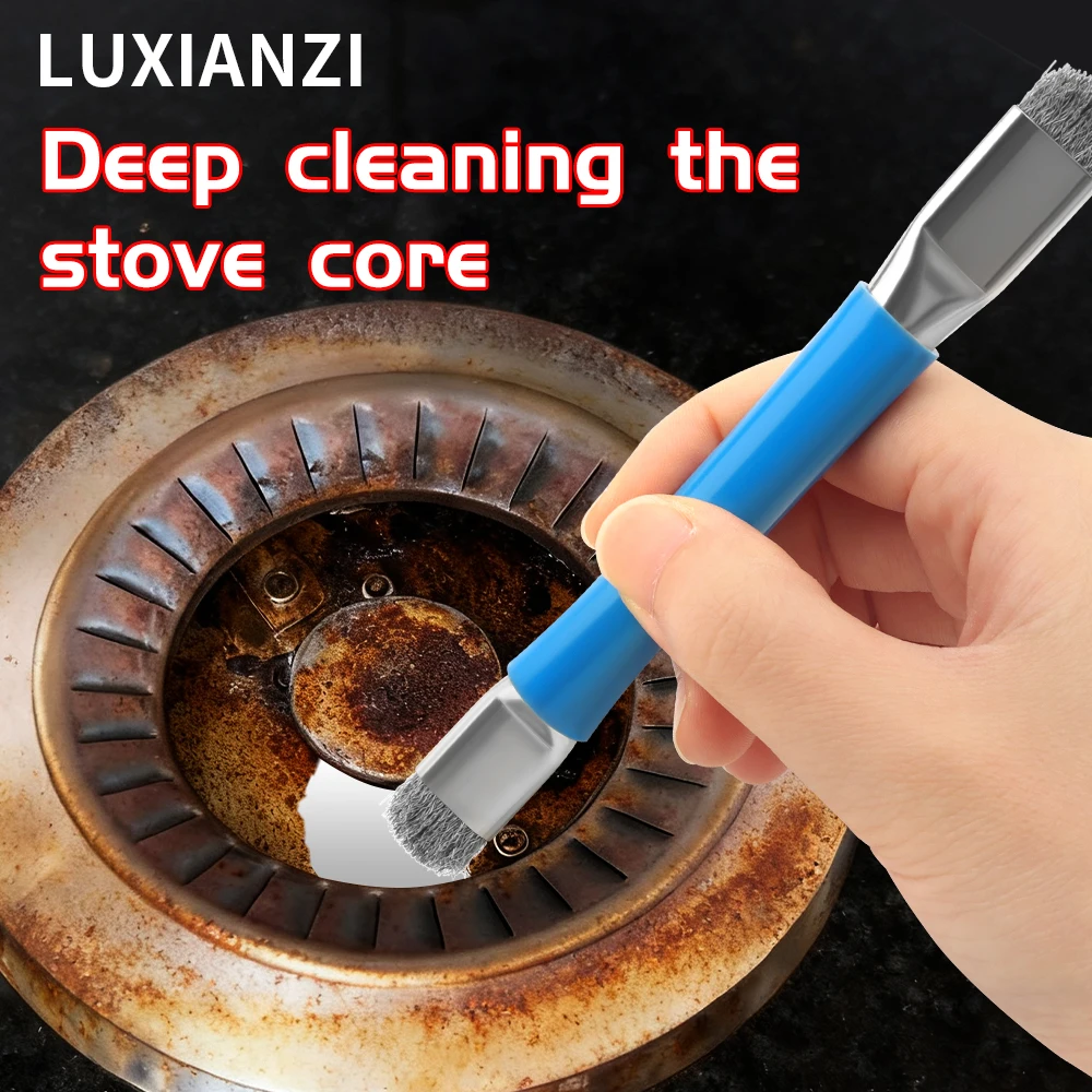 LUXIANZI Anti-Static Double Head Brush For Mobile Phone Computer Dust Removal Repair Tools Kit Motherboard PCB Cleaning Brush