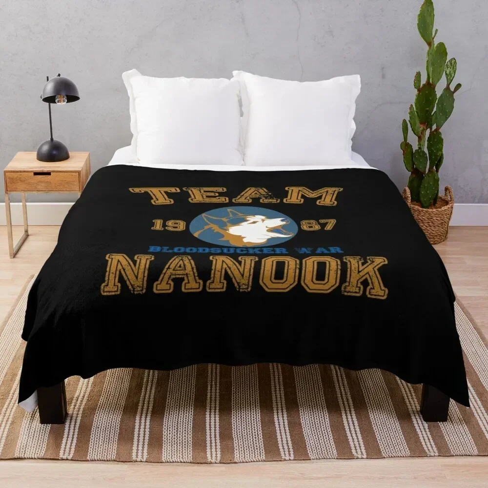 

Team Nanook Gifts For Fans, Gifts Christmas Day Throw Blanket Cozy Sofa Blanket for TV Watching Napping