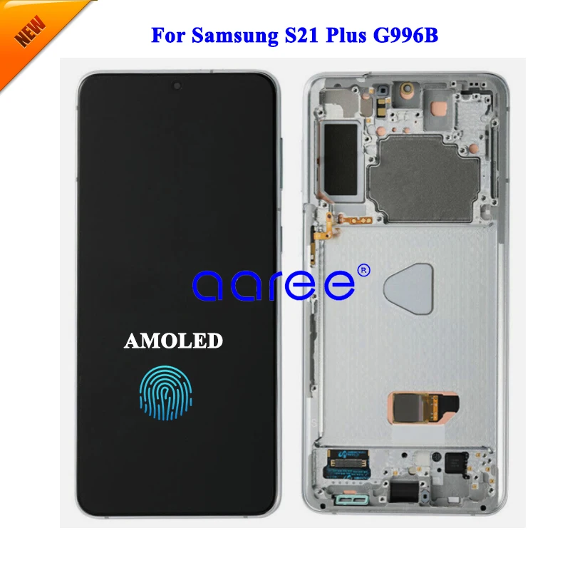 AMOMLED OLED LCD 스크린, 삼성 S21 플러스 5G G996 LCD 스크린, 터치 디지타이저 어셈블리 