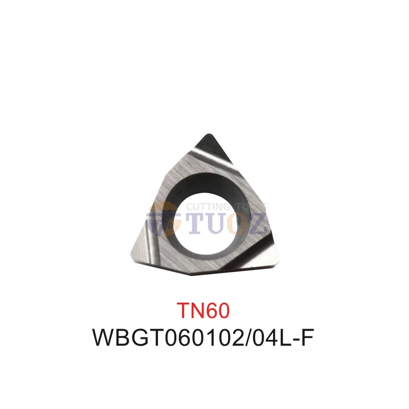 

WBGT060102L-F TN60 100% Original WBGT060104L-F Ceramic Insert WBGT 060102 060104 L L-F WBGT0601 CNC Lathe Internal Turning Tools