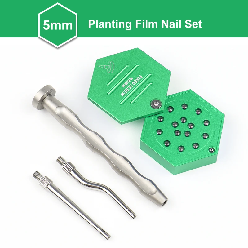 Dental Tools Titanium GBR Membrane Fixation Nail Kit 4mm 5mm Membrane Stabilizing Screws for Guided Bone Regeneration