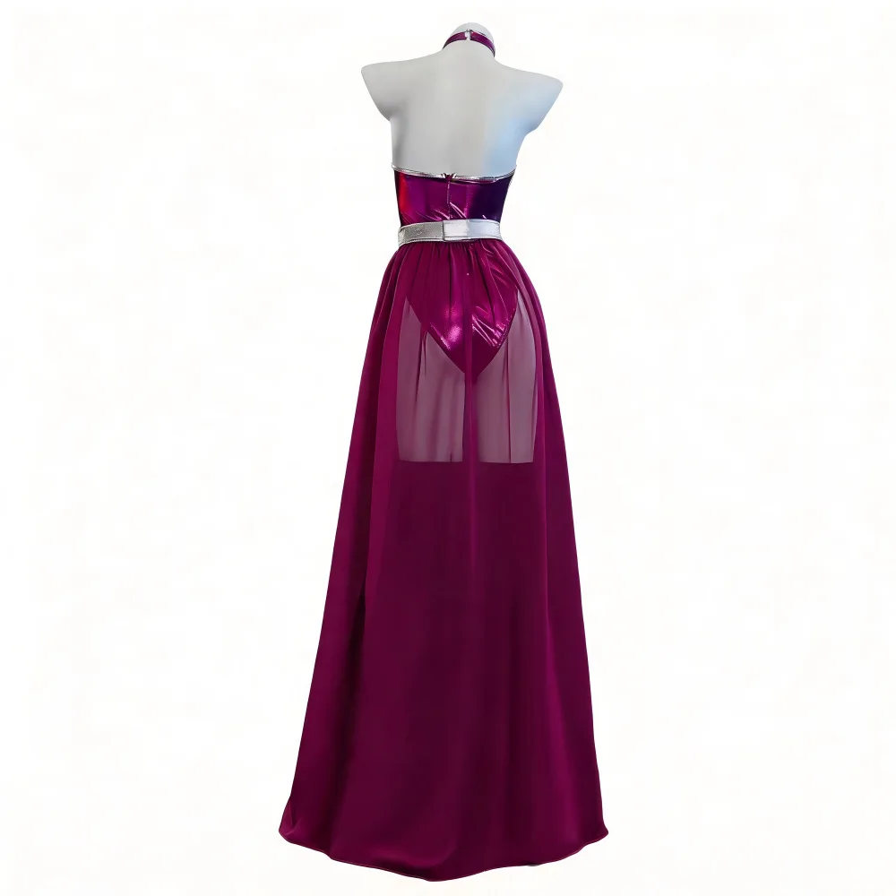 Teen Titans Starfire Lila Jumpsuit Cosplay Kostüm Anime-Charakter Halloween Party Kostüm Aufführungskleidung für Erwachsene – Detail 5