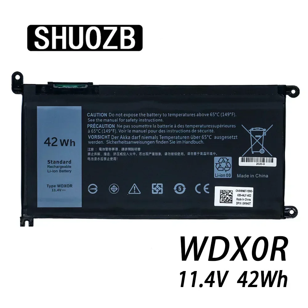 WDX0R Battery For Dell Inspiron 13 5000 5368 5378 7368 7378 14 7000 7560 7460 5468 15 7560 5538 5567 5568 P61F T2JX4 3CRH3 WDXOR