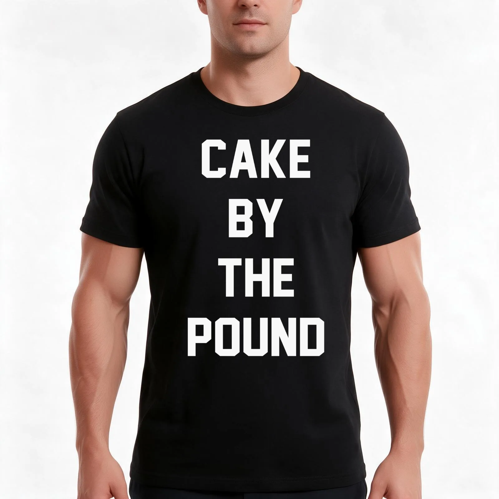 Cake By The Pound T-Shirt Summer Casual Cotton Tee Oversized Streetwear Tops Vintage Graphic Print Loose Fit Short Sleeve