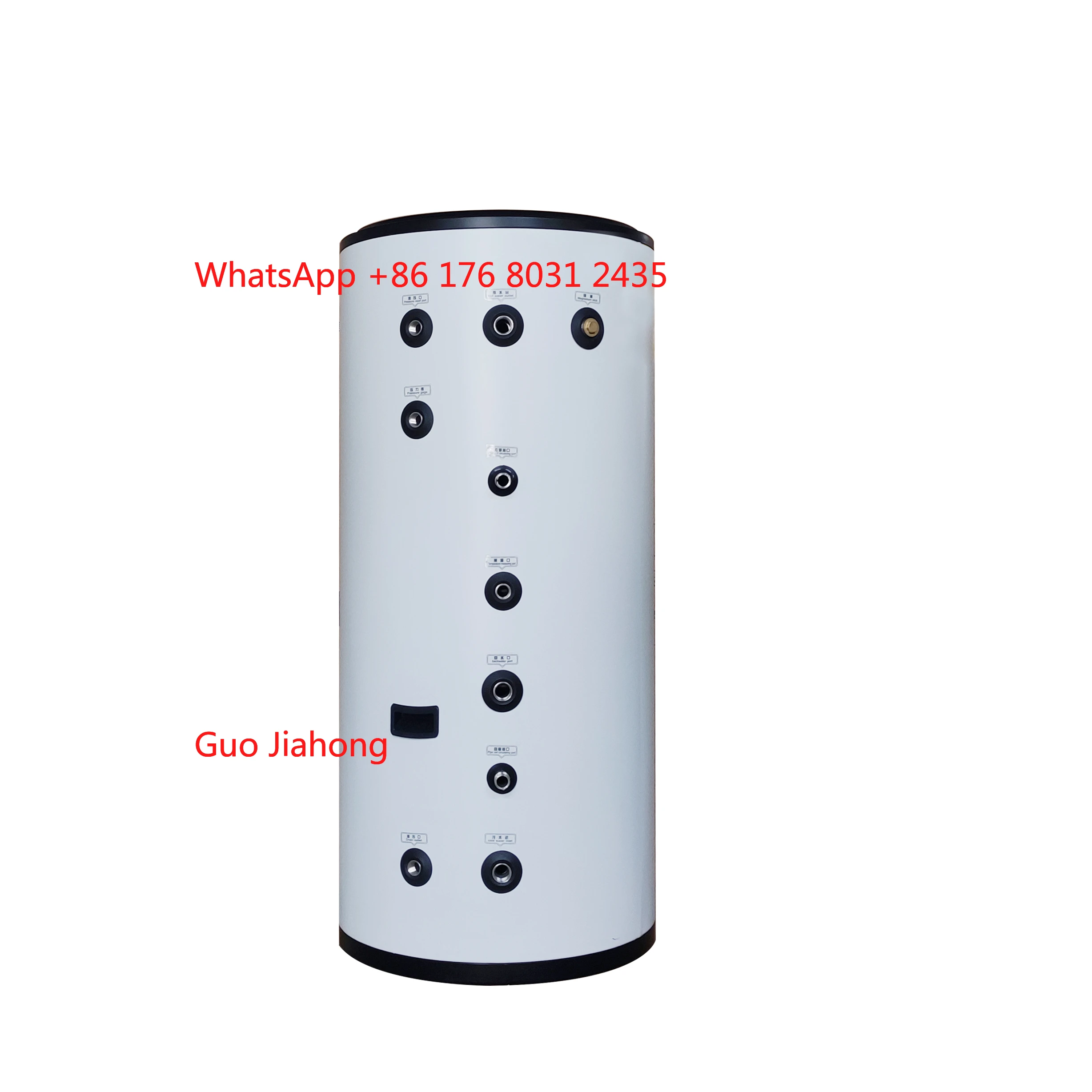 

House Heating Heat Pump Buffer Tank and Floor Heating Storage Hot Water Tank Domestic Hot Water Tank DHW Bolier Exchange Coil