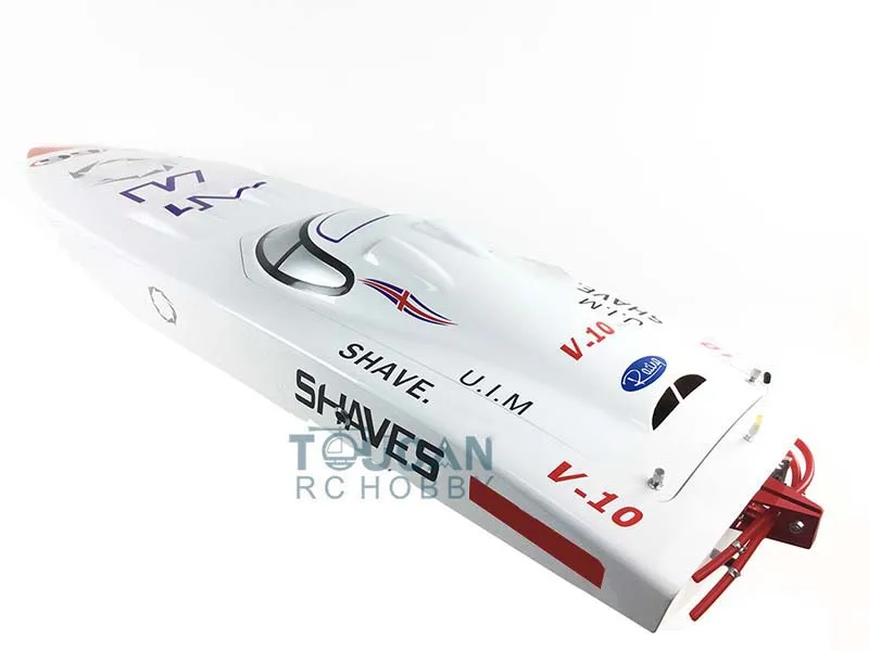 G26IP1 ARTR-RC Fiber Glass 26CC Gasoline Racing Speed RC Boat W/ Propeller/Water Cooling system/Radio System White THZH0073