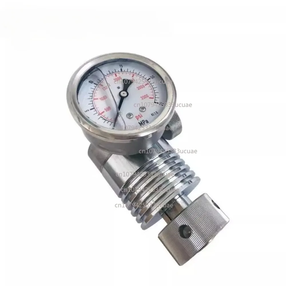 Marine, burst pressure gauge 0-25Mpa pressure indicator, diesel cylinder