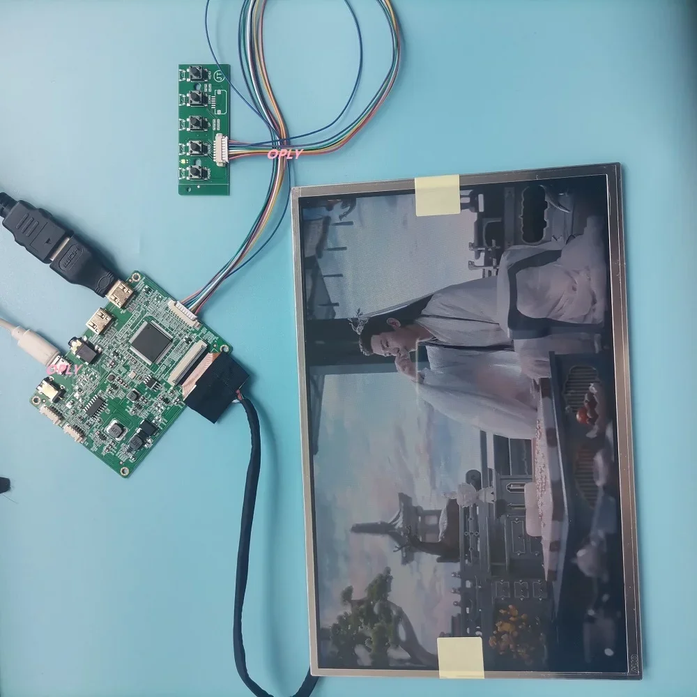 For B140RW01 V0/V1/V2 1600x900 14" LED Panel LCD Controller Board 2 Mini HDMI-compatible Metal Case Ultra-thin Panel Back Cover