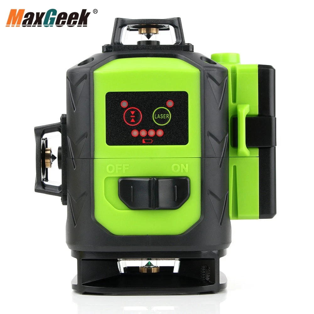 

Maxgeek MW-94D-4GX 16-line 4D Laser Level Professional Self Leveling Laser Level w/ 515NM Green Laser Light