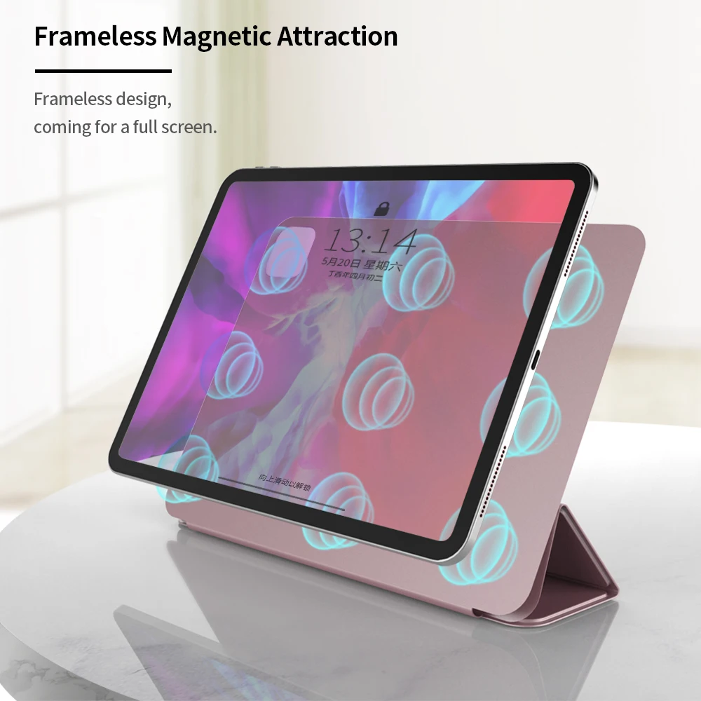 Case For iPad Pro 11 2020 2018 Magnetic Ultra Thin Pu Leather Smart Cover For iPad Pro 12 9 2020 2021 Air 4 2020 Tablet Case