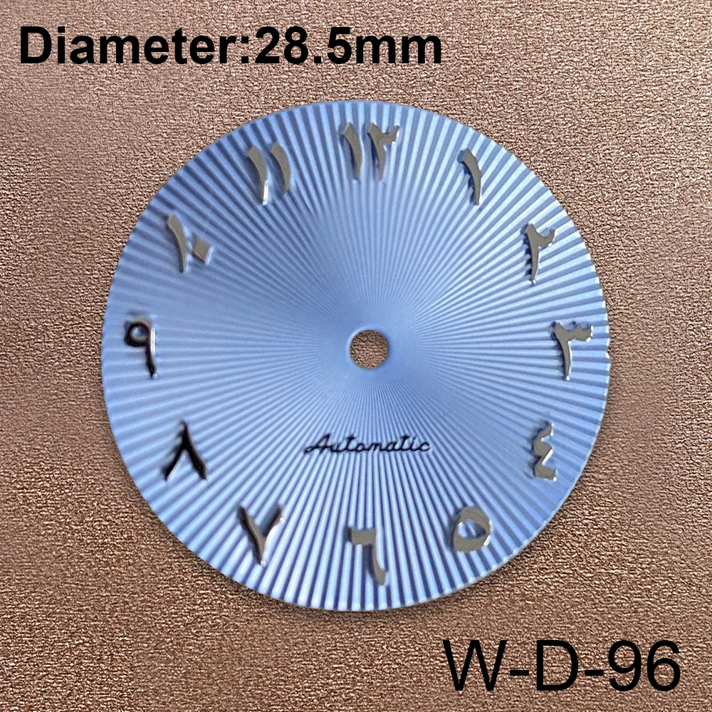 28.5mm S Logo arabska tarcza odpowiednia dla NH35/NH36/7S/4R japonia mechanizm automatyczny wysokiej jakości akcesoria do modyfikacji zegarka