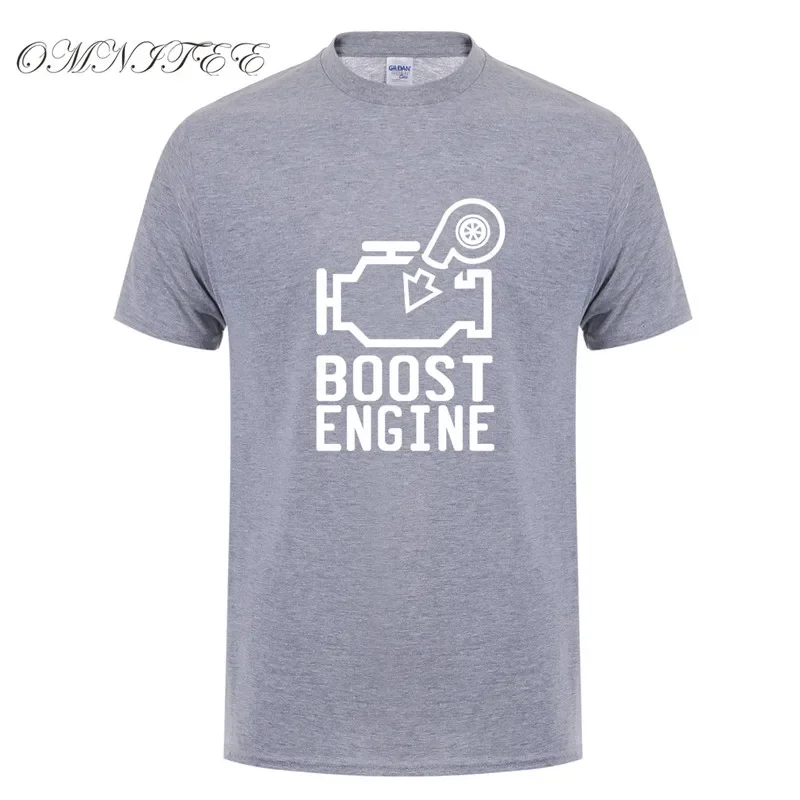 New Summer Men Tshirt Auto Boost Engine Casual Cotton Short Sleeve Funny automobile engine Men T Shirts High Quality OT-892