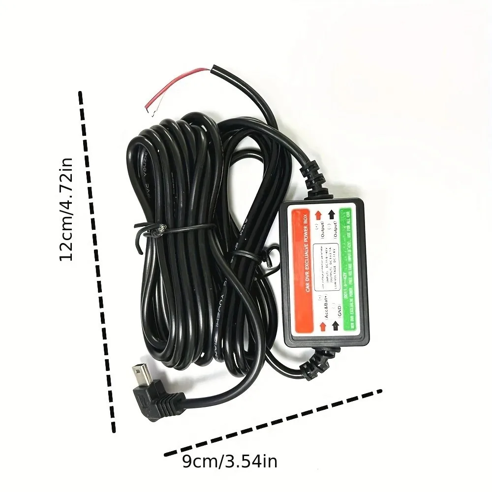 1 قطعة كاميرا داش عالمية صغيرة/مايكرو USB سلك صلب كابل عدة 3 متر/3 متر/9.85 قدم فيوز 5 فولت ل جهاز تسجيل فيديو رقمي للسيارات
