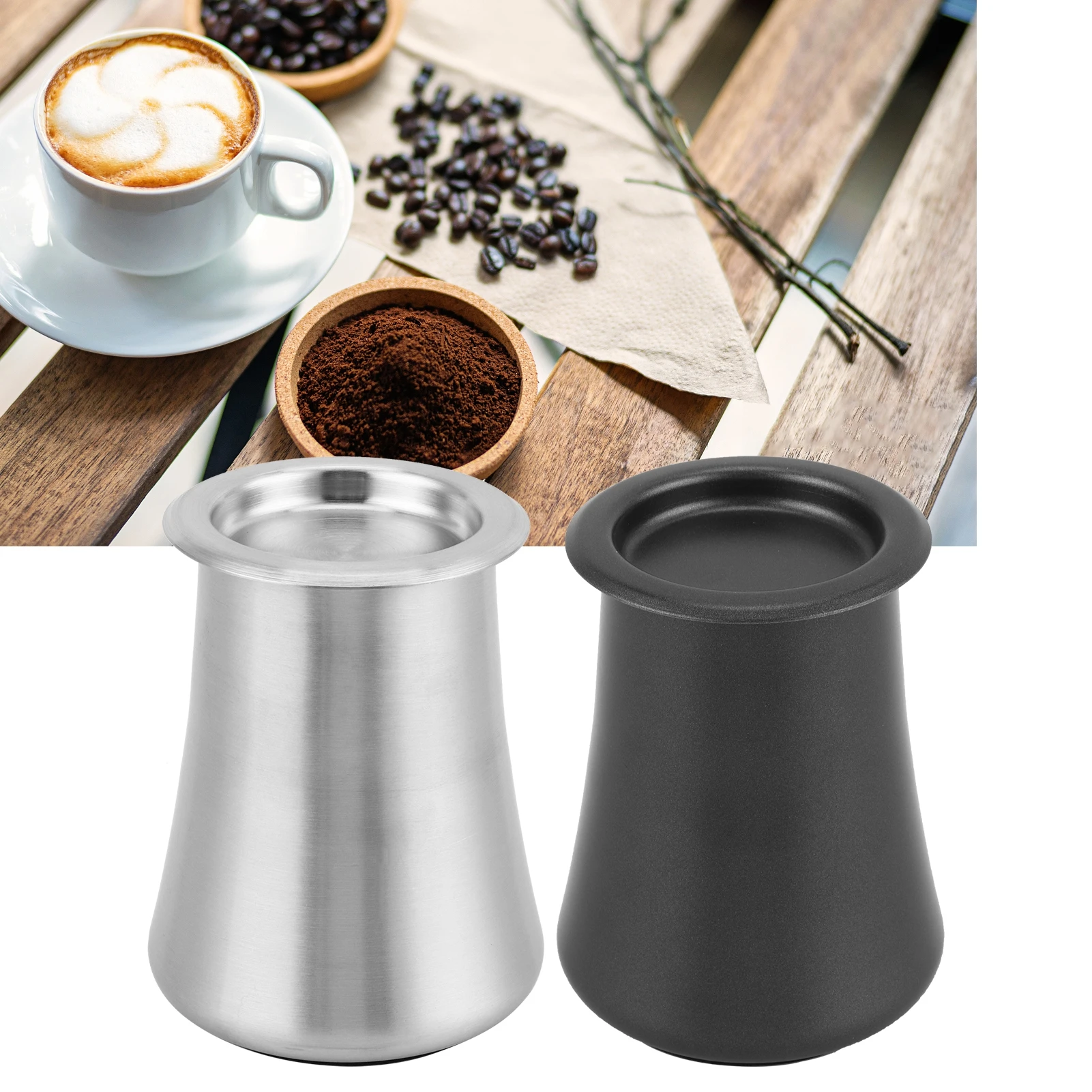 304 الفولاذ المقاوم للصدأ مسحوق القهوة غربال غرامة شبكة مسحوق تصفية سهلة التنظيف المنزل القهوة بار المغربل لتخمير اليد اسبريسو