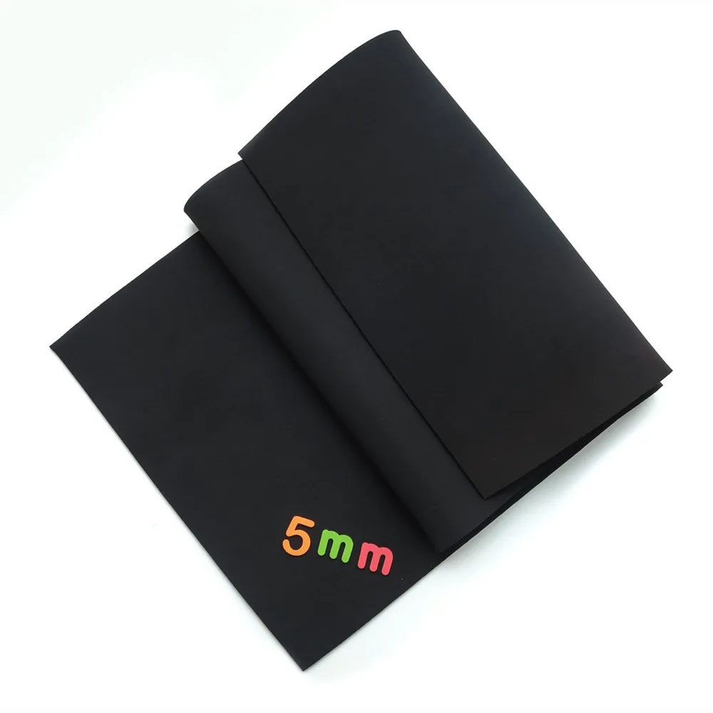 Black SBR neoprene 5mm extra thick shockproof and pressure resistant sewing fabric fabric can be used as school bag fabric