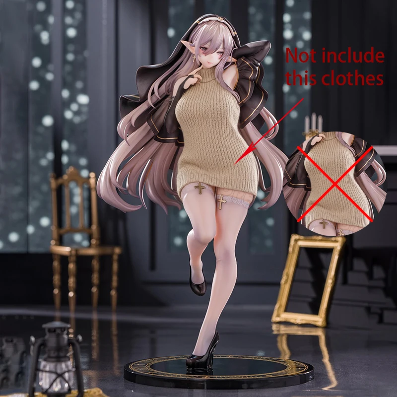 27cm PINKMANGO Shisuta-erufu Door Sorananiiro Anime Meisje Figuur Non/Zus Elf Actiefiguur Tsuki Uzaki Beeldje Model Pop Speelgoed