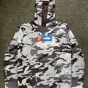 هوديي صيد بأكمام طويلة للرجال ، مضاد للأشعة فوق البنفسجية ، ملابس واقية من الشمس ، قميص مقنع بالسمك ، صيد أفضل 8 قميص صيد للمبيعات - رقم 1