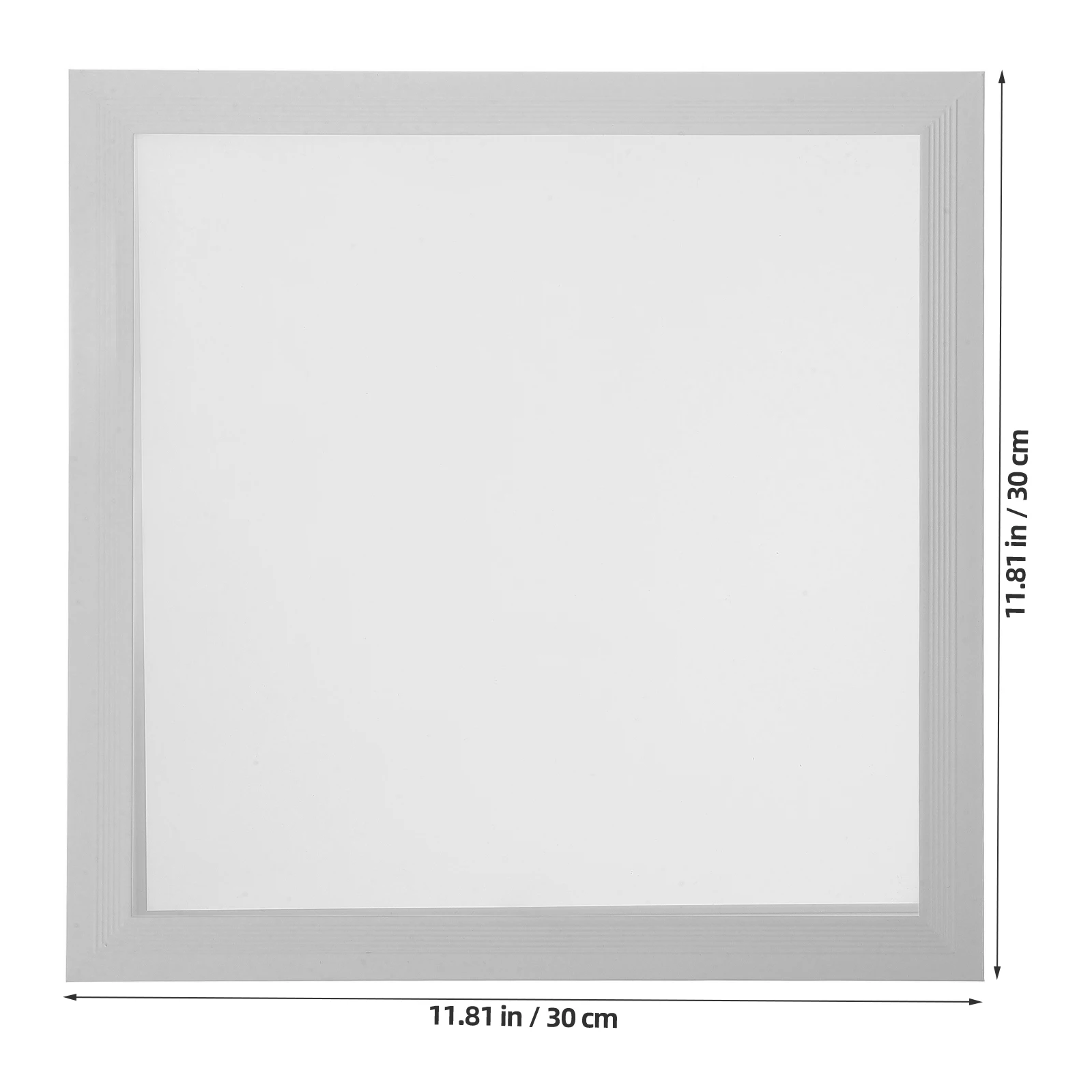 

Aluminum Ceiling Light Cover Square Lampshade Bathroom Kitchen Wear Resistant Easy Install Office Classroom Light Fixture Cover