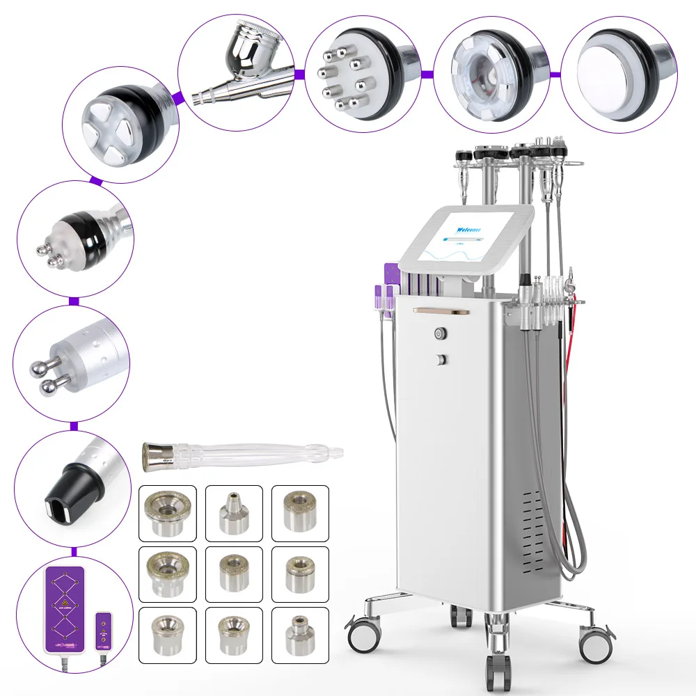 Multifunction  Instrument 8 in1  Cavitations Vacuum   tightening Cavitations Machine