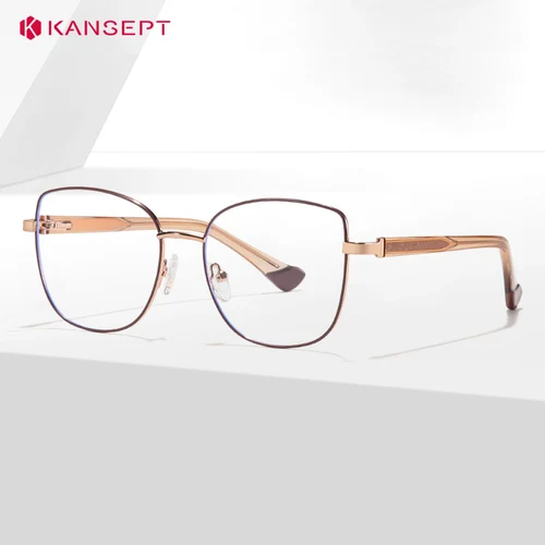 Imagen 1 del producto KANSEPT Plus gafas de lectura para mujer lentes ópticos de luz azul para leer Lunette Pour Femme gafas originales gafas para mujer
