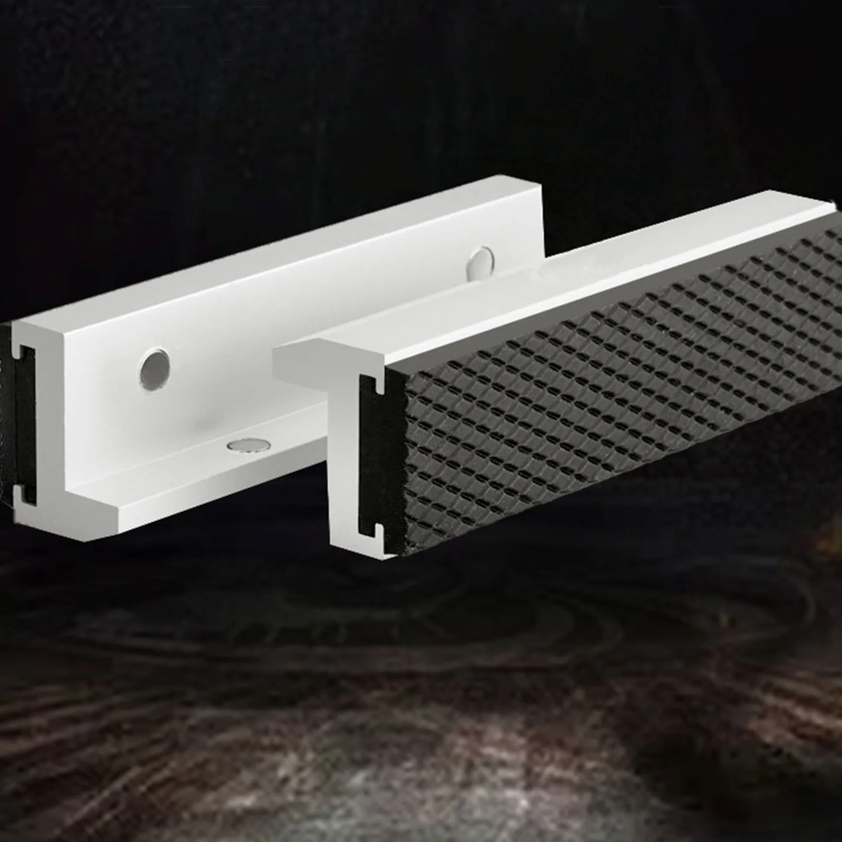 

AA05 4-дюймовые универсальные мягкие накладки на губки тисков, многофункциональные защитные накладки для любых металлических тисков, 4 шт., серебристые