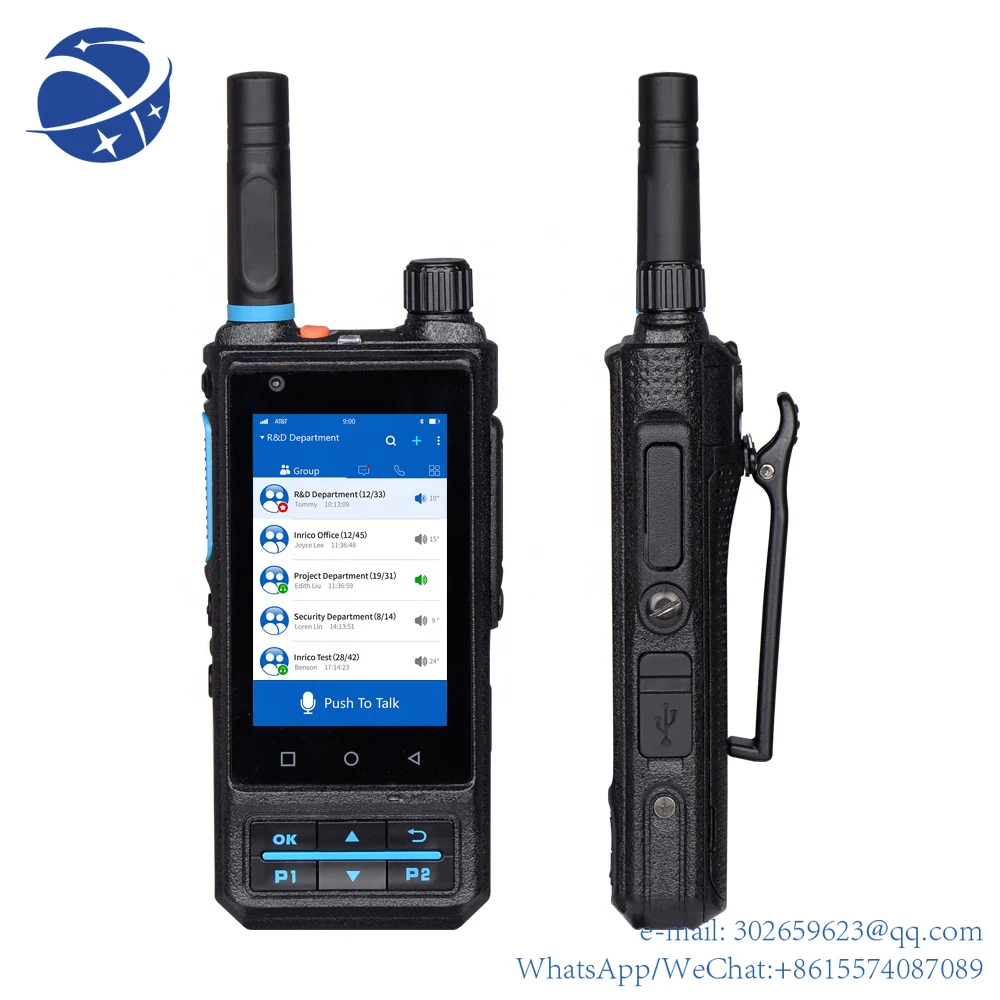 yyhc Global talk GPS walkie-talki 4G Two Way POC Radio Dual SIM card long range  Walkie Talkie