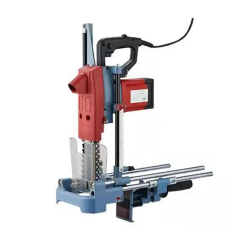 New 220v New Door Lock Mortise And Groove Machine Gazebo Ancient Cylindrical Square Column Slotting Machine Chain Milling Slotti