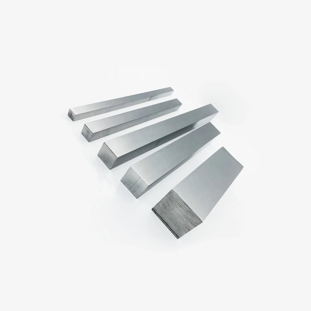 304 Stainless Steel Square Bar, Straight Bar, Solid Steel Bar, Polished Glossy Surface, Diameter 3/4/5/6~40mm