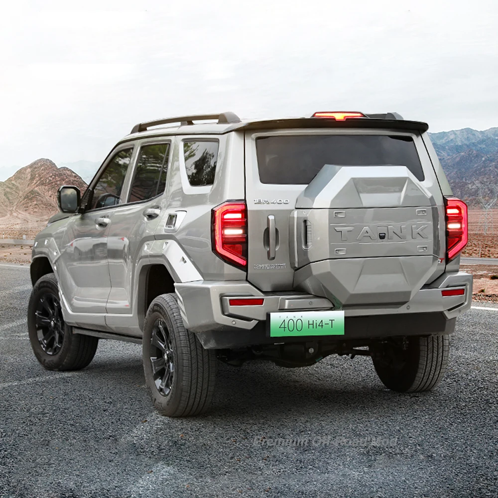 For 2023-2025 Tank 400 hi4t Spare Tire Cover Armor Full Protection Case for Tires with LED Flow Light Special Accessory