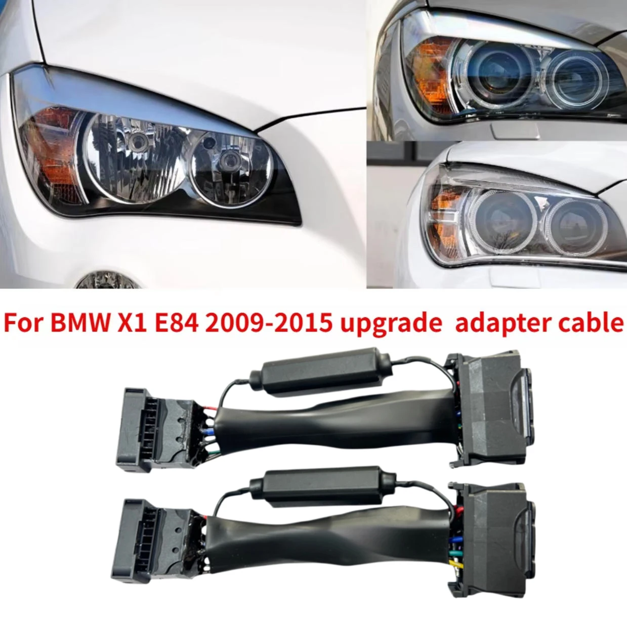 Car Headlight Wiring Harness For BMW X1 E84 2009-2015 Halogen Upgraded Xenon Car Headlight Wiring Harness Cable For X1 E84