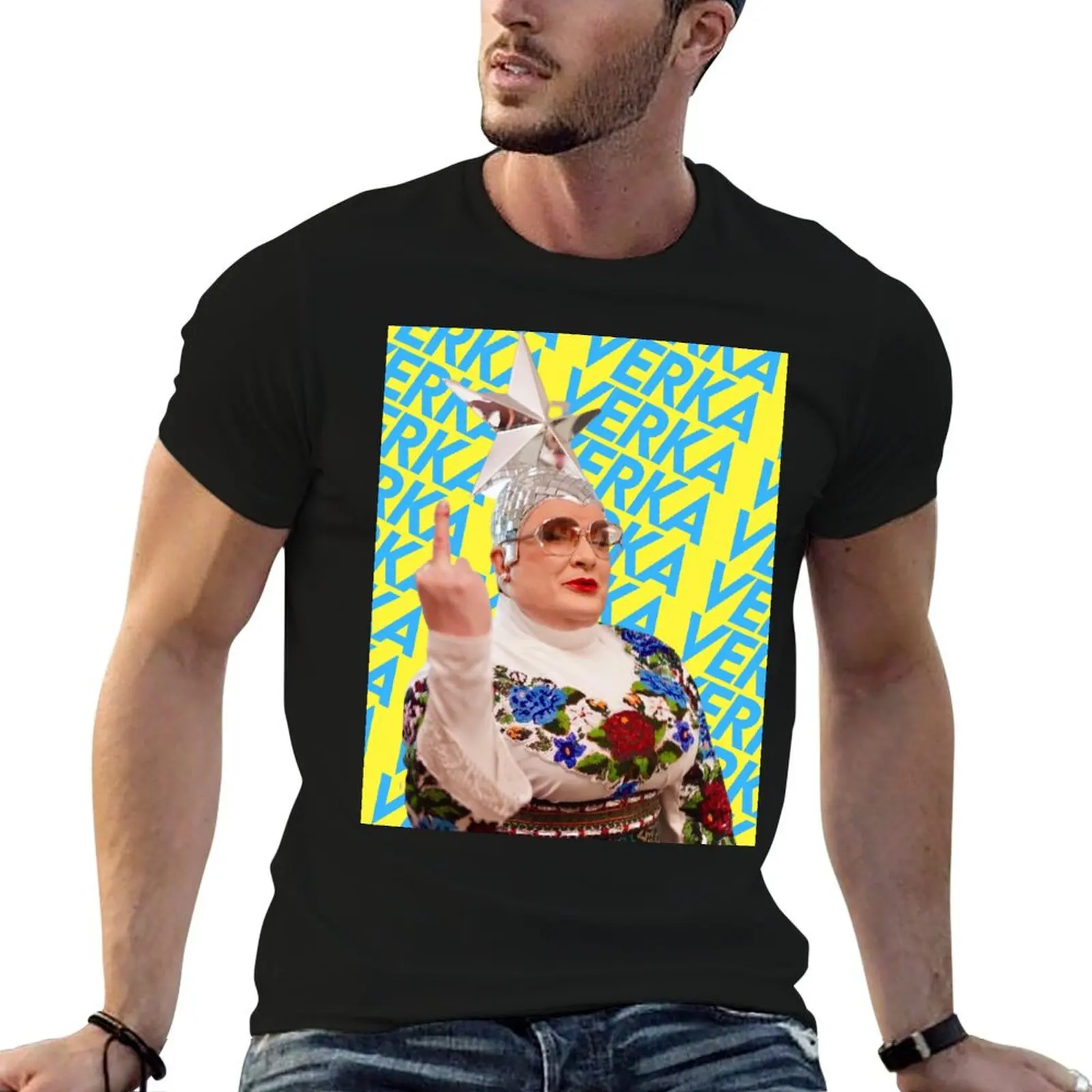 

Verka Serduchka T-Shirt t shirts for man graphic vintage t shirt man designer t shirts designer T-Shirt