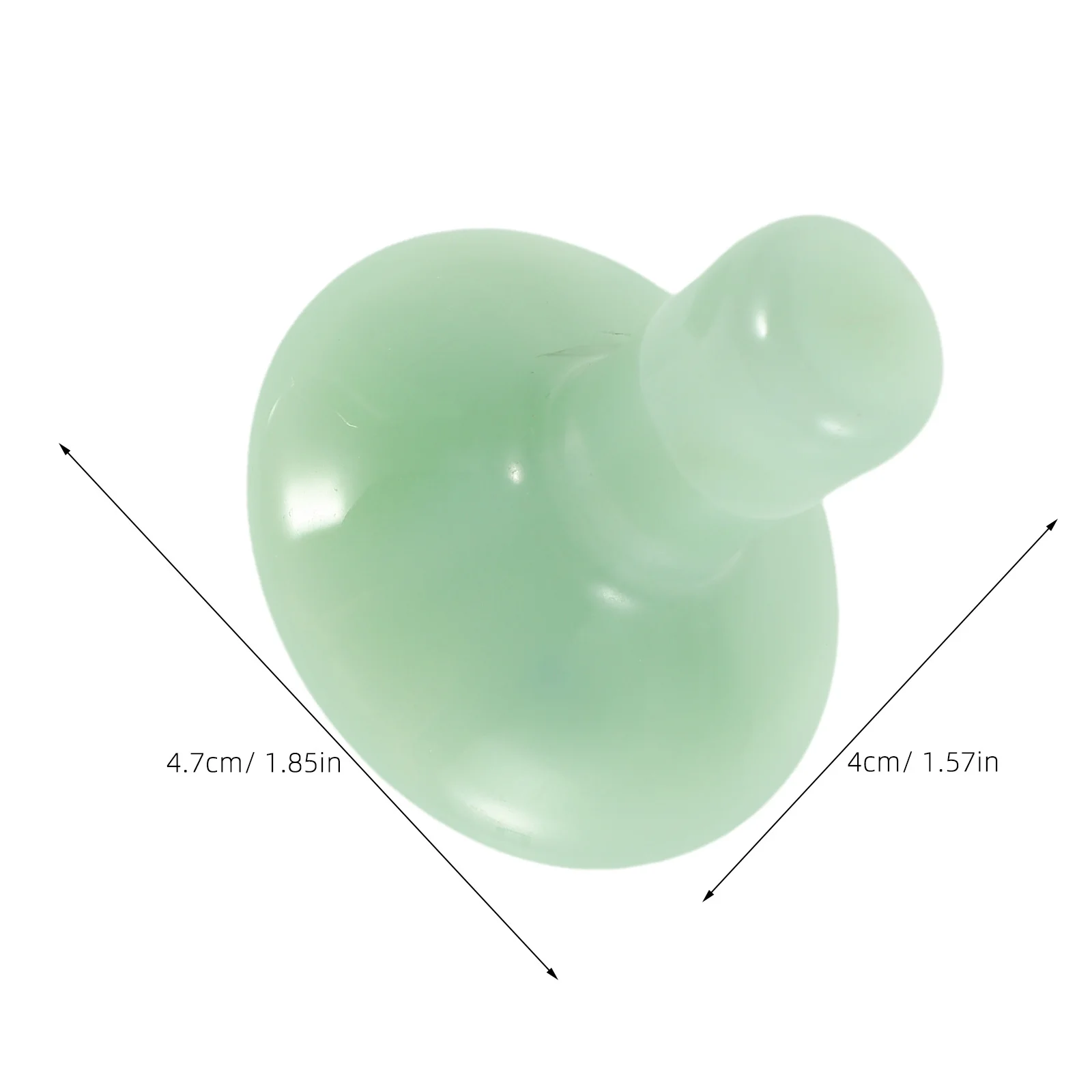 2 قطعة اليشم تدليك الوجه حجر الفطر على شكل أداة غواشا لنحت الوجه الخطوط الدقيقة تقليل الدورة الدموية تعزيز العناية بالبشرة #3