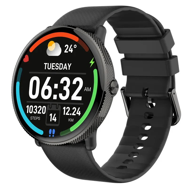 SmartAuroraS61 smart couple watch round screen bluetooth call heart rate blood oxygen sleep monitoring message reminder exercise