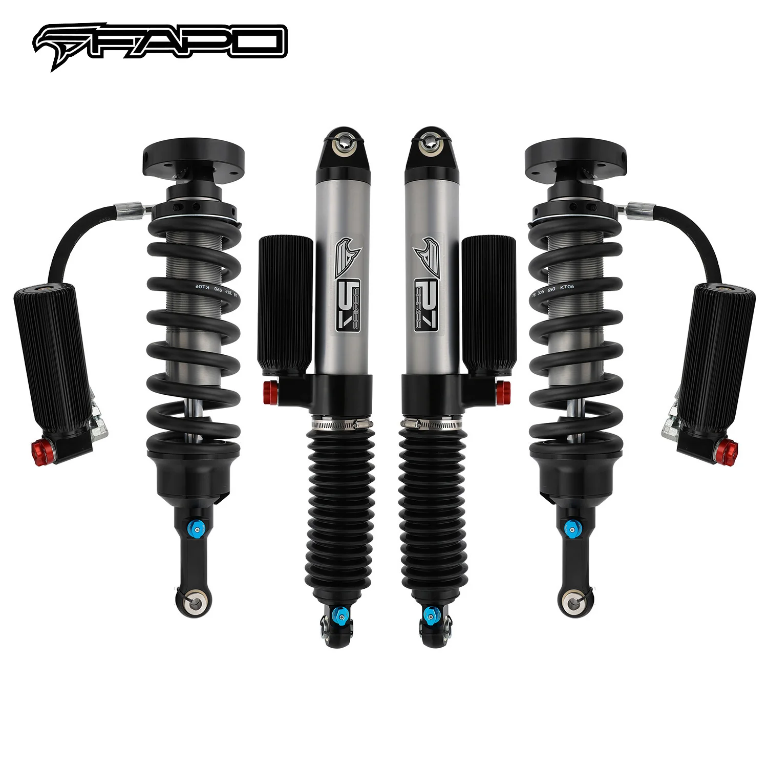 

FAPO PA169570 + PA269570 Подъемник 2 дюйма, оптовики, 8-ступенчатый демпфер, регулируемые амортизаторы для Isuzu D-Max/Datong T60/Ruimai