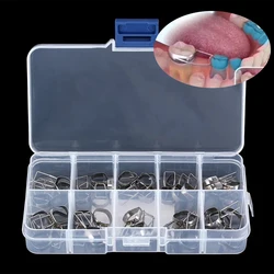 40Pcs Dental Orthodontic Molar Space Maintainer Gap Retainer Braces Preformed 32#-41# Molar Bands Loops