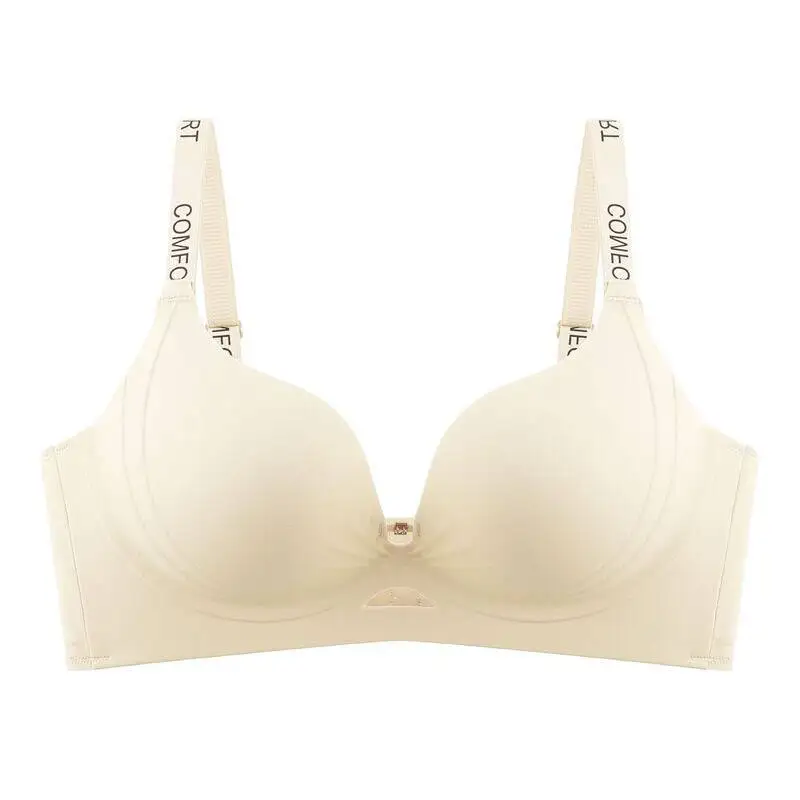 

Hot Original Seamless Bra Round Chest Push Up Small Bust Enhancing Upper Lift Side Control Breathable Comfort Daily Bra S-XL