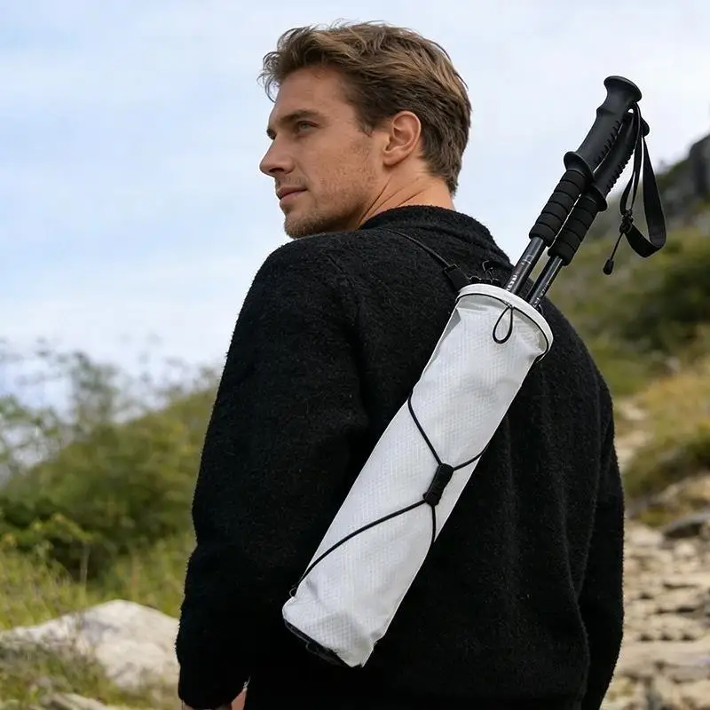 1PCS Outdoor Hiking Cane Storage Bag Off-road Backpack Horizontal Style Hiking Equipment Cane Bag