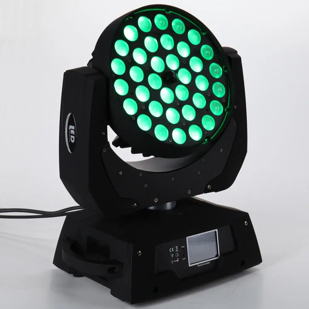 Multi Color Projector Light 36Pcs*10W zoom Mini led wash moving head light