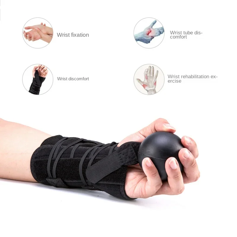 Breathable Fabric Tenosynovitis Wrist Guard Curved Support Steel Bar Wrist Rehabilitation Brace Joint Sleeve Wrist Joint Fixator