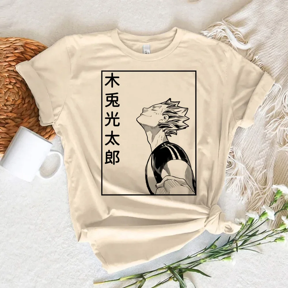 

Топ для волейбола с аниме, футболка haikyuu, женский летний топ с графическим рисунком в японском стиле, женская уличная одежда с графическим аниме, футболка