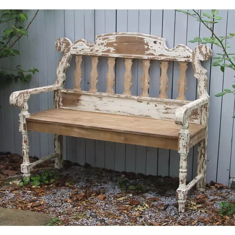 Morris Garden, export order, home sun room balcony solid wood table and chairs French retro old